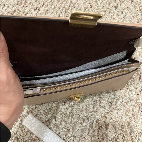 Coach Hutton Clutch With Colorblock Quilting 856 - Picture 6 of 9